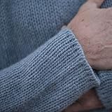 Kaschmir Pullover Loose Knit Round-Neck - Grau Men Größe L, Color Grau