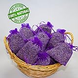 20 Lavendelsäckchen mit 400 g !!!! frischen französischem Lavendel Lavendelblüten der Provence in Lebensmittelqualität gefüllt ! Tolles Dufterlebnis Duftsäckchen
