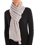 Dalle Piane Cashmere - Schal aus 100% Kaschmir - für Mann/Frau, Farbe: Grau, Einheitsgröße
