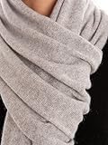 Dalle Piane Cashmere - Schal aus 100% Kaschmir - für Mann/Frau, Farbe: Grau, Einheitsgröße - 