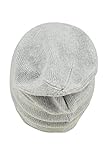 Zwillingsherz Cashmere Beanie Mütze mit Patches / Cashmere Dreams ☆ Strickmütze als Kopfbedeckung - das perfekte Accessoire Grau - 